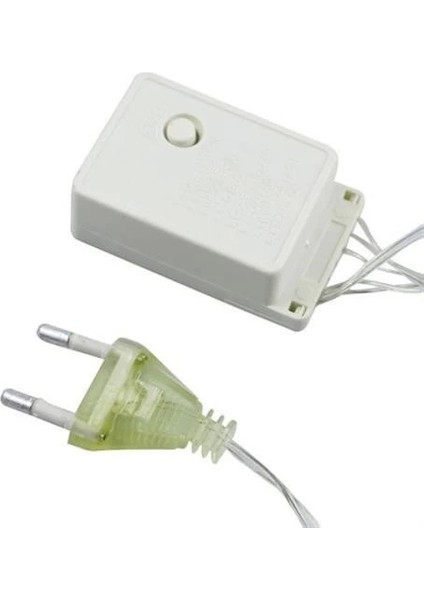 KRG02 100 Ledli 8 Fonksiyonlu 10 Metre Led Aydınlatma Dekor Lambası (Beyaz) (Mulvix)