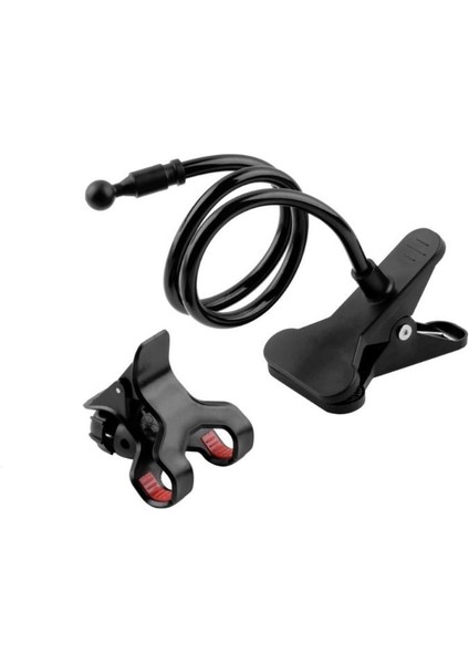 Mulvxurg URG02 Akrobat Telefon Tutucu Oynar Başlıklı (Si̇yah) (Mulvix)