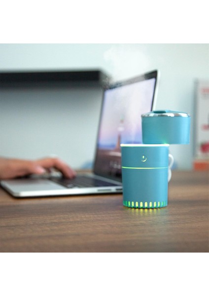 KRG02 Lattice Ortam Nemlendirme ve Dezenfektan Buhar Makinesi (Mavi) USB (Mulvix)
