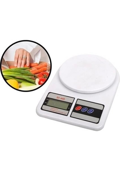 KRG02 LCD Ekranlı Dijital Hassas Mutfak Terazisi Tartısı Baskülü (Mulvix)