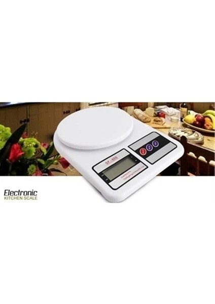 KRG02 LCD Ekranlı Dijital Hassas Mutfak Terazisi Tartısı Baskülü (Mulvix)