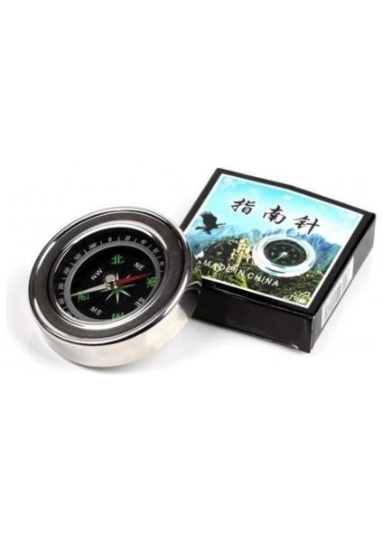 Mulvxkrg KRG02 -Yuvarlak Metal Kasa Dayanıklı Pusula 60MM (Mulvix)