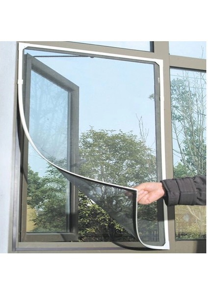 KRG02 Pencere Cam Sineklik-Beyaz ( 150 cm x 100 Cm)+5m Bant (Mulvix)