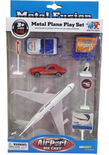 Mulvxgrbz GRZ02 Havaalanı Seti Metal Arabalı - 89730 (Mulvix)