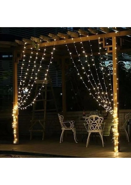 KRG02 2x2 Metre 320 Led 8 Fonskiyonlu Dekoratif Led Günışığı Perde (Mulvix)