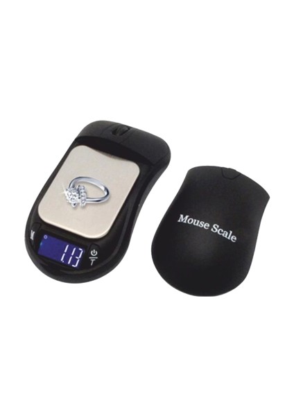 KRG02 Dijital Göstergeli Mouse Şeklinde Hassas Terazi (200 Gr-0.01) (Mulvix)