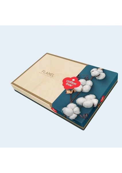 URG02 Flanel Nevresim Takımı Tek Kişilik Roof Mavi (Mulvix)