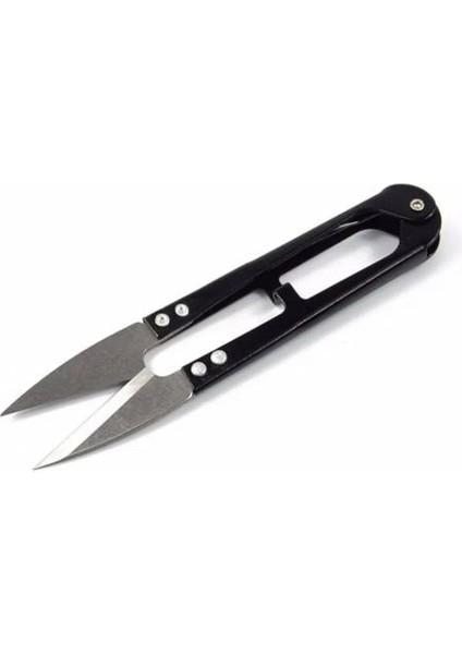 Mulvxkrg KRG02 12 Adet Metal Balıkçı Makası Yaylı Otomatik Sistem Ağ Makası (Mulvix)