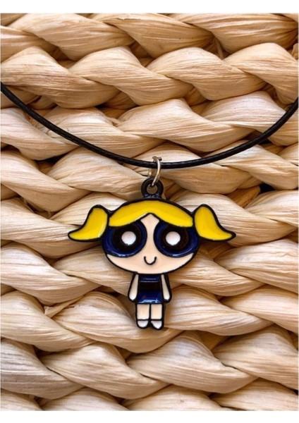 Powerpuff Girls Bubbles Kolye Hediyelik Aksesuar Şık Eşya