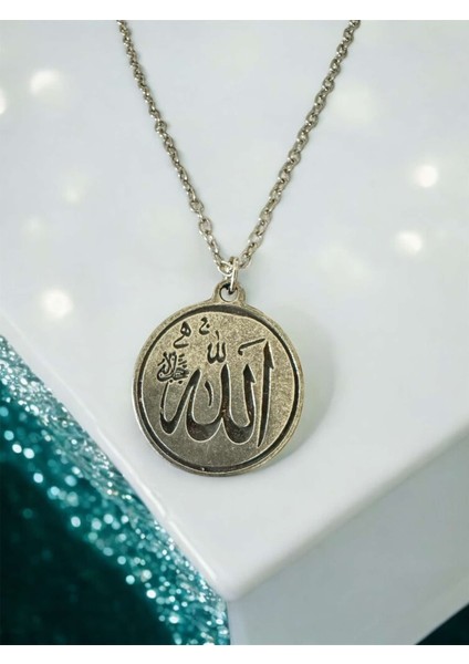 Müslüman Islami Allah Kutsal Yuvarlak Allah Yazılı Kolye fiyatları