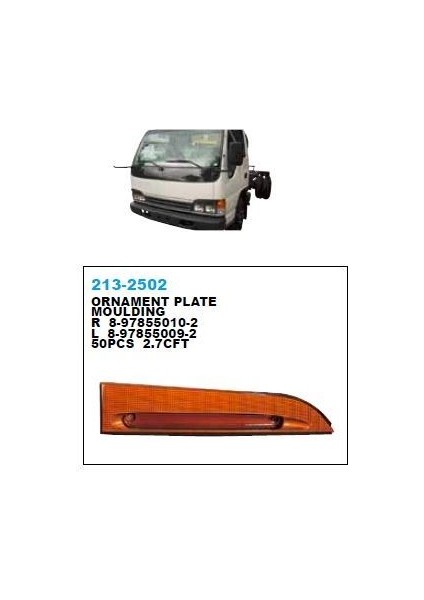 DEPO-213-2502L - Far Ust Reflektor Sol-(Isuzu: NPR66 Champıon 96> )