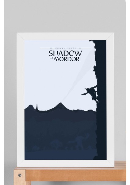 Yüzüklerin Efendisi Mordor Çerçeveli Tablo - Film Posteri Tablo