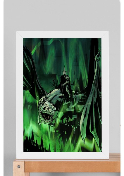 Yüzüklerin Efendisi Cadı Kral Çerçeveli Tablo - Witch King Of Angmar Poster Tablo