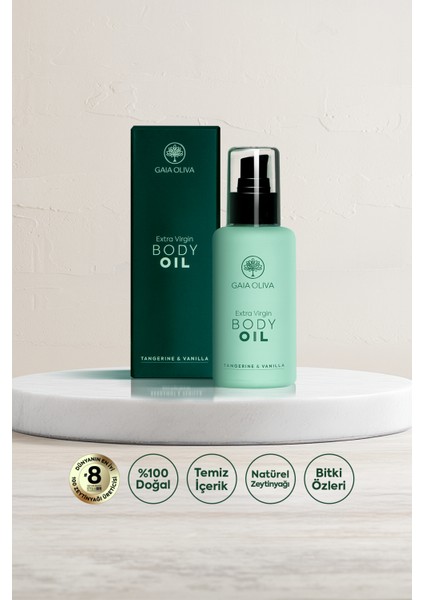 Mandalina, Vanilya ve Zeytinyağlı BESLEYICI VÜCUT YAĞI 100 ml