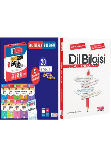 Iletişim Tyt Fasikül Fasikül Tüm Dersler ve Akm Dil Bilgisi Soru Bankası Seti