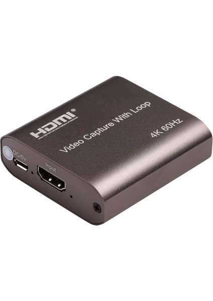 1080P 60 Fps Oyun Konsolundan Bilgisayara Kayıt Kartı Fullhd Capture Card (Monitör Çıkışlı)