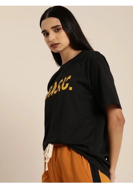 Baskılı T-Shirt - Siyah fiyatları