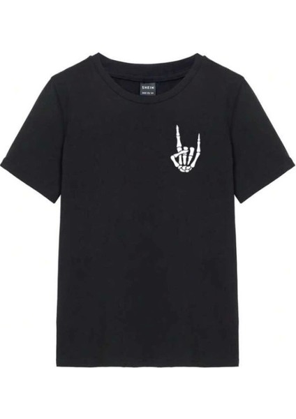 Baskılı T-Shirt - Siyah fiyatları