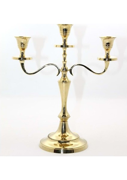 Pirinç 3'lü Şamdan fiyatları