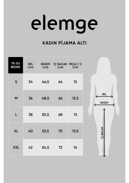 %100 Pamuk Kadın 2'li Premium Kumaş Pijama Altı Cepli Ipli Relax Fit Terletmez Esnek Siyah-Lacivert