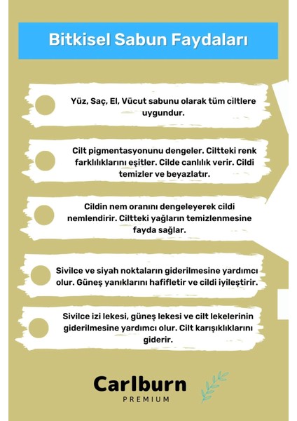 Bitkisel Termal Kil Sabunu 100 gr - 3 Adet modelleri