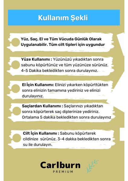 Bitkisel Termal Kil Sabunu 100 gr - 3 Adet fırsatları