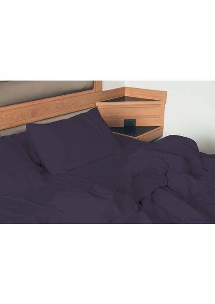 | Purecomfort | %100 Pamuk Çift Kişilik Nevresim Takımı | Milka Moru | 240X260 | Düz Çarşaflı fiyatları