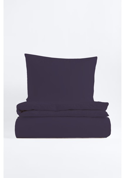 | Purecomfort | %100 Pamuk Çift Kişilik Nevresim Takımı | Milka Moru | 240X260 | Düz Çarşaflı modelleri