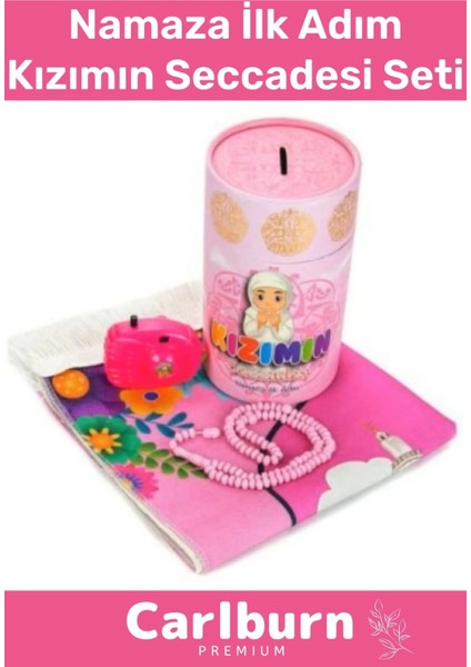 Namaza Ilk Adım Kızımın Oğlumun Seccadesi Oyuncak Medine Görselli Fotoğraf Makinesi Tesbih Seti