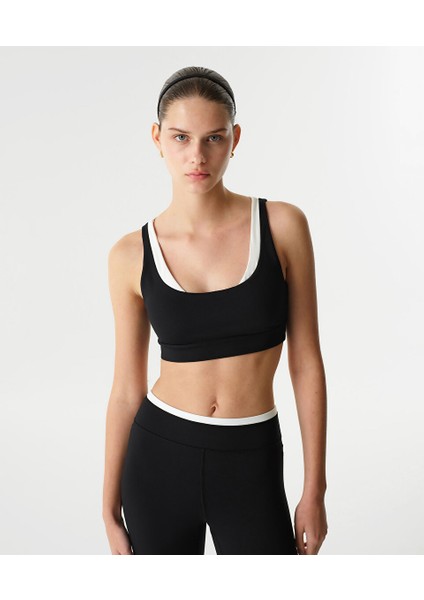 Colorblock Spor Sütyeni TS1250130001001