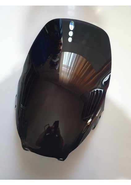 Piaggio x Evo Siperlik Ön Cam 2009 2015 Model 58CM Siyah Renkli 4mm modelleri