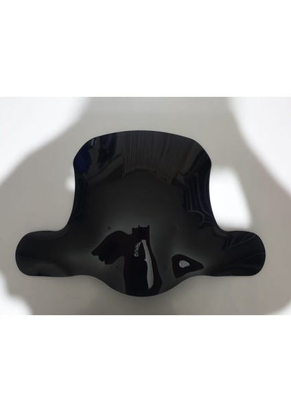 Yamaha Xcity 250 Siperlik Ön Cam 2011 2016 Model 50CM Siyah Renkli 4mm Elcik Korumalı