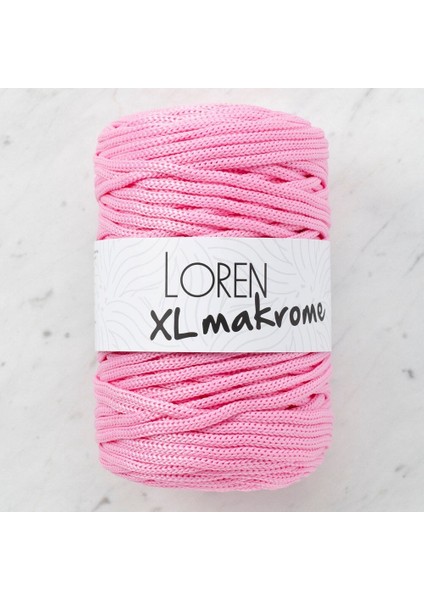 Xl Makrome Pembe El Örgü Ipi - R047 - 33712