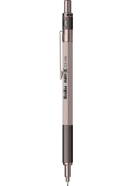 Scrıkss Matrı-X Versatil Kalem 0.5 Şeffaf Ambalaj Metalik Gri