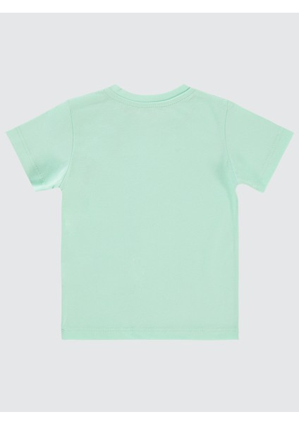 Erkek Bebek Tişört 6-18 Ay Mint
