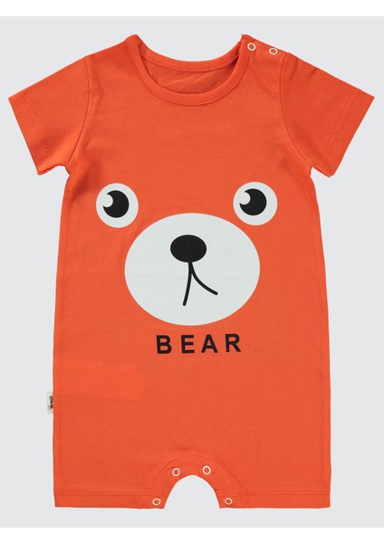 Erkek Bebek Patiksiz Tulum 6-18 Ay Narçiçeği