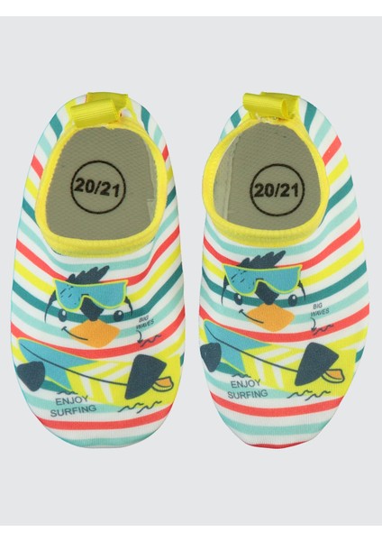 Erkek Çocuk Deniz Ayakkabısı 21-25 Numara Sarı