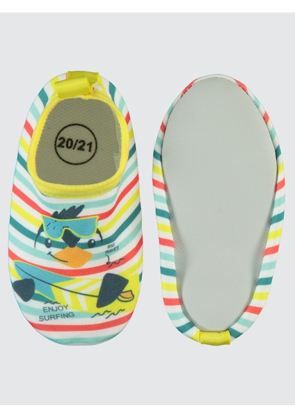 Erkek Çocuk Deniz Ayakkabısı 21-25 Numara Sarı fiyatları