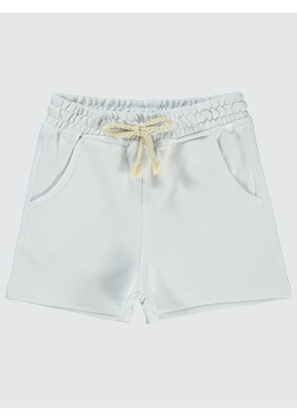 Erkek Çocuk Şort 6-18 Ay Beyaz