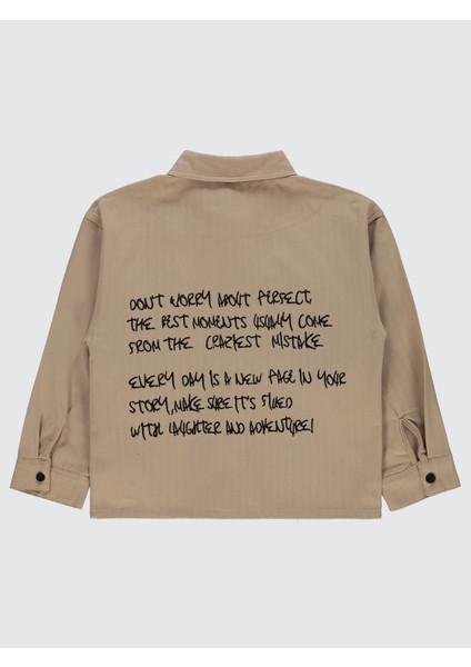 Erkek Çocuk Gömlek 6-9 Yaş Vizon fiyatları