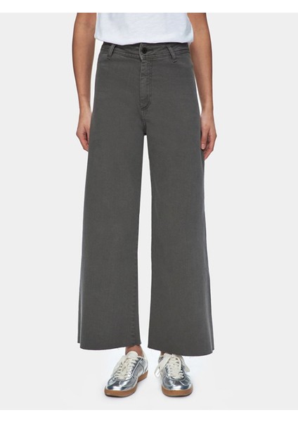 Kadın Danelle Geniş Paça Yüksek Bel Jean Pantolon modelleri