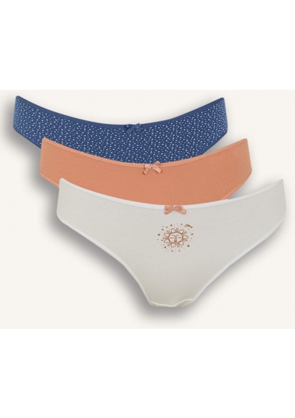 3'lü Brief Külot-Fall in Love E4921AX25SP