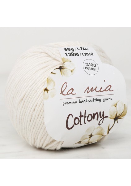Cottony Kırık Beyaz Bebek El Örgü ipi - P3-L003 - 33574