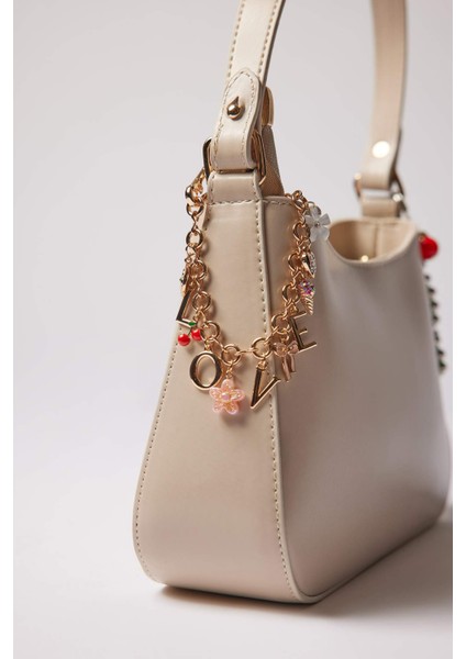 Kadın Gold Love Charm Anahtarlık E6634AXNS