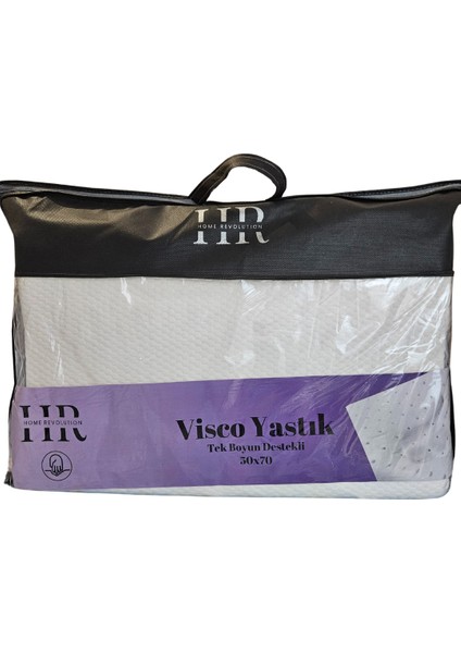 Visco Yastık Tek Boyun Destekli Çantalı 60X40X12/8