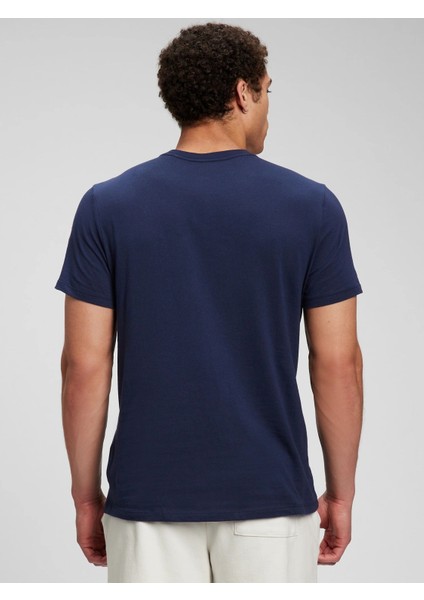 Erkek Lacivert Gap logo tshirt