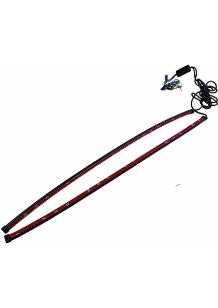 12V Şerit Kayar Sinyal-Beyaz Sabit Çakar Esnek LED (47*1) (2 Ad)