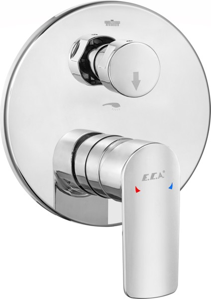 Eca Lia Yuvarlak Ankastre Gömme Banyo Bataryası Duş Seti Tüm Parçalar Dahil fiyatları