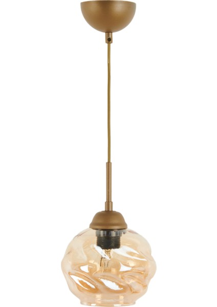 Lighting Arrakis Tekli Modern Sarkıt Avize - Eskitme / Bal fiyatları
