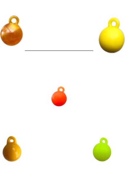 Sazan Boncuğu Kulplu Boncuk 8mm Karışık Renk 250 Adet